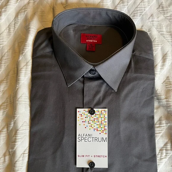 Alfani | Shirts | Medium Slimfit Stretch Alfani Spectrum Dress Shirt | Poshmark Alfani | Shirts | Medium Slimfit Stretch Alfani Spectrum Dress Shirt | Poshmark